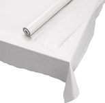 Hoffmaster 260045 Paper Tablecover Roll, 1 Ply, 300-Feet Length x 40-Inch Width, Bright White