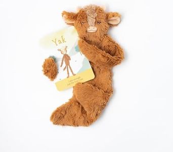 Slumberkins Yak Snuggler & Affirmation Card Bundle | Promotes Self-Acceptance & Positive Self-Talk | Social Emotional Tools for Ages 0+ (Yak Snuggler Plush + Affirmation Card)