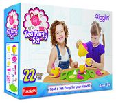 Giggles - Tea Party Set, 22 Piece Colourful Pretend and Play Tea Set, Language and Social Skills,Role Play, 3 Years & Above, Preschool Toys