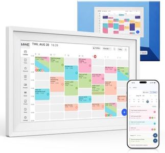 10.1 inch Digital Calendar Wall Touch Screen,No Subscription Electronic Family Calendar with Color Coded Categorization Tasks, Meal Planner, Photo Album,AI Import Function, Desk Stand,Gift Packaging