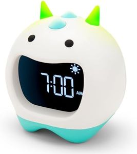 LittleHippo Nessi: Ready to Rise Children's Sleep Trainer, Night Light, Sound Machine and OK to Wake Alarm Clock for Kids