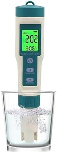 Wisdomer 8-in-1 Digital Water Quality Detector to Detect PH TDS EC ORP S.G H2 Salt Temp Tester with LCD Screen Suitable for Drinking Water Swimming Pool Spa Laboratory Aquarium