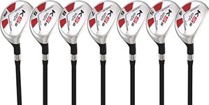 Senior Ladies Golf Clubs All Hybrid Set 55+Years Women Right Hand Majek Lady Full True Hybrid Complete Rescue Set which Includes: #4, 5, 6, 7, 8, 9, PW Lady Flex Right Handed New Rescue Utility Lady Flex Club