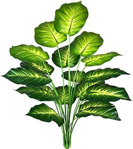 AIVORIUY Piante Finte da Interno Esterno Pianta Artificiale Monstera Deliciosa Foglia di Tartaruga Verde Palma Albero Giungla Tropicale Foglia Plastica Decorazioni per Soggiorno Casa Ufficio Giardino