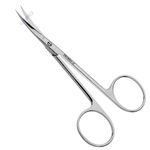 Gromed Fine Iris Scissors SharpxSharp (Pointed) Tips 11.5cm (4½") Curved (Premium Quality Surgical Instruments)