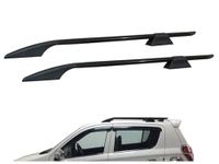 SHOPONE Car Stylish Roof Rails (Drill Free) in Rocket Curve Design in Black Colour 112 CM for S-presso