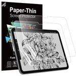 MoKo 2 Pack Paper Screen Protector for NEW iPad Air 11 Inch M2 2024 (Air 6th Generation), Write and Draw Like on Paper Anti-Glare Matte PET Film, Anti-Scratch, Compatible with Apple Pencil