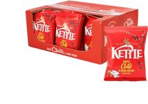 Kettle Chips Hand Cooked Potato Crisps 18 x 40g Sold by Slamtech (Chips Sweet Chilli & Sour Cream)