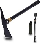 keimotoo Pickaxe Hoe Gardening Tools Pick Axes for Digging Multi-Function Detachable Camping Tactical Shovel Survival Tools for Outdoor