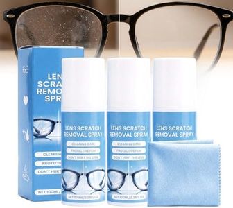 Lens Scratch Removal Spray with Microfiber Cleaning Cloth, 2026 New Multifunctional Lens Scratch Remover, Lens Cleaning and Restoration Liquid for Sunglasses Screen Cleaning Tool (3)