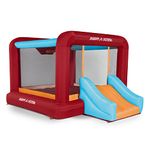 Radio Flyer XL Backyard Bouncer, Inflatable Bounce House with Slide for Kids, Including Stakes and Storage Bag, Ages 3-8 Years