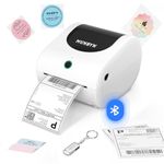 MUNBYN Bluetooth Shipping Label Printer, 4x6 Bluetooth Thermal Label Printer for Small Business, Compatible with iPhone, Android, Windows, macOS, Etsy, Shopify, eBay, Royal Mail, DHL, DPD, Evri, 411B