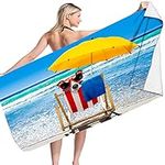 ARTHMOM Microfiber Beach Towel Over