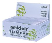 Amiclair Weekly Enzymatic Protein Remover Contact Lens Cleaning Tablets (Slim Pack 10 Tablets)