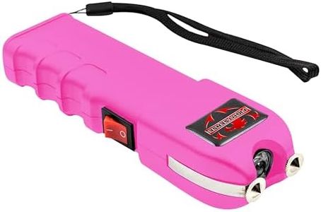 FIGHTSENSE Havey duty Flashlight stun Gun for Women self Defense, Anti Grab (Pink)