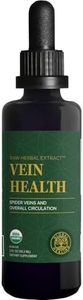 Global Healing Plant-Based Vein Health Liquid Vegan Supplement Drops to Support Blood Flow & Circulation, Helps with Spider & Varicose Veins for Healthy Legs - Organic Horse Chestnut Root - 2 Fl oz