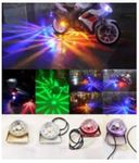 Cloudsale 10W Motorcycle Lamp Automobile Chassis Lamp LED Retrofit Flash Color Lamp Electric Vehicle Lamp Laser Projection Ground Light (RGB)