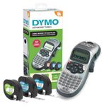DYMO Label Maker with 3 Bonus Labeling Tapes, LetraTag 100H Handheld Label Maker & LT Label Tapes, Easy-to-Use, Great for Home & Office Organization