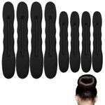 8Pcs Hair Bun Maker Set - Magic Sponge Hair Styling Accessories for Women & Girls, Create French Twist & Donut Buns Easily, Perfect for Ballet, Dance, Party & Everyday Styles