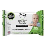 The Cheeky Panda Bamboo Biodegradable Baby Wipes | 99% Purified Water, Suitable for Sensitive Skin | Dermatologically Tested