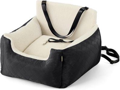Lesure Small Dog Car Seat – Black, Travel Booster for Pets