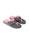 Animal Swish Womens AOP Recycled Flip Flops - Slip-on, Lightweight Sandals with Soft padded upper straps - For Spring, Summer, Beach & Outdoors Charcoal Adult Shoe Size 6