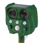 Cat Repellent for Gardens UK, Solar Ultrasonic Fox Cat Deterrents Repeller Outdoor for Yard, Lawn,Farm, Waterproof Animal Scarer for Repelling Dog, Deer, Squirrel, Rabbit, Skunk, Raccoon, Marten