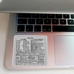 Shortcuts Sticker for Mac OS(Ventura/Monterey/Big Sur/Catalina/Mojave), Keyboard Shortcuts Sticker No-Residue Viny Sticker, Compatible with 13-16-inch MacBook Air/Pro