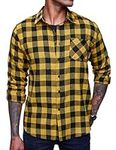 COOFANDY Men's Flannel Plaid Shirt 