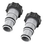 Antoble Adapter A for Intex Pool, Replacement Hose Adapter for Pumps, A Series, with Female Thread for Screwing, Connection for Pool Hose (Pack of 2)