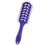 ZEYU Vent Hairbrush for Fast Drying and Detangling, Lightweight Brush with Ergonomic Handle, Suitable For All Hair Types, Reduces Frizz and Breakage (Purple)