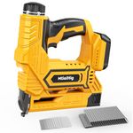 Cordless 18GA Brad Nailer for Dewalt 20V Max, 18 Gauge Nail Gun with 1000 Nials for Wood Carpentry, Brushless, 2 Mode, 5/8 to 1-1/4 Inch, Tool Only