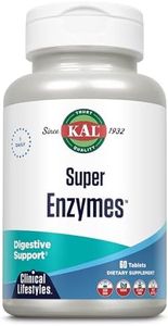 Kal Super Enzymes - 60 Tablets, el paquete puede variar