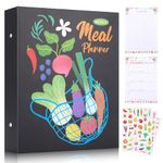 Meal Planner Diary -Total 324 Page, Weekly Meal Planning and Organizing with Shopping List & Expense Tracker, for Sticking to a Healthy Diet & Simplify Food Menu Planner for Family