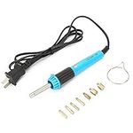 15W Rhinestone Vacuum Hotfix Applicator, DIY Blue Applicator Wand Setter Tool with Drill Pen, Applicator Tips and Iron Rack