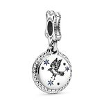 PANDORA Harry Potter, Ravenclaw 925 Sterling Silver Dangle Charm - 798831C01, Metal, crystals