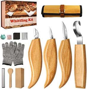 Frephy Whittling Kit for Kids, Wood Whittling Kit for Beginners, Wood Carving Kit with Basswood Wood Blocks, 23Pcs Wood Carving Tools Gift Set, DIY