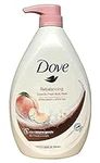 Dove Rebalancing Go Fresh Body Wash, White Peach and White Tea Scent, Microbiome Gentle, 33.8 Ounce Pump Bottle