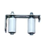 PACIFIC MOVERS Heavy Duty Adjustable Sliding Gate Guide Closest Door Roller with Double Ball Bearing Nylon Wheels for Heavy Industrial Sliding Gates