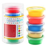 Playlearn Therapy Putty - 5 Strengths - Stress Putty for Kids and Adults - Extra Soft to Firm