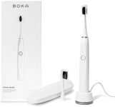 Boka Electric Toothbrush with 2 Heads - Rechargeable Sonic Powered Tooth Brush - Bristles for Deep Cleaning - Dentist Recommended Oral Care - Charging Base with Micro USB (Adults Electric Toothbrush)