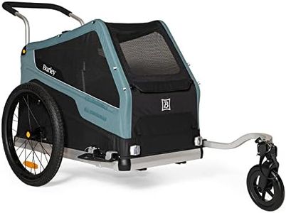 Burley Design Bark Ranger Pet Bike Trailer, Blue Spruce, Standard