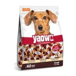 Yaowo DogsNCats All Natural Dog Rawhide Bones with Chicken Inside, 100% Digestible & Durable, Promotes Healthy Teeth Strong Bones and Joints, 2.5` Braid 500gm (Pack of 1) Sold by DogsNCats