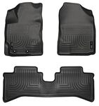 Husky Liners 99501 Car Mats, Fits 2012-16 Toyota Prius C Weatherbeater Front 2nd Seat Floor Mats, Black