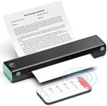 Itari Portable Thermal Printer Wireless Travel - M08F Bluetooth Mobile Printer for Phone, Laptop, Mini Compact Small Inkless Printer for Vehicle Home Use School Office, 8.5" X 11" Letter Paper