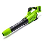 Greenworks 48V(2x24V) Cordless Axial Leaf Blower with Brushless Motor, Turbo Function, 217km/h, 16.4m³/min WITHOUT Batteries & Charger, 3 Year Guarantee GD24X2AB