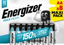 Energizer E301324600 Max Plus Mignon (AA) of 8 Chrome