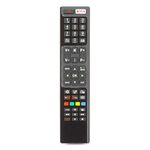 Hitachi Telefunken Bush 30094759 RC4848F Remote Control with NETFLIX Youtube Keys for LCD LED 3D HD Smart TV'S