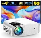 Projector with 5G WiFi and Bluetoot