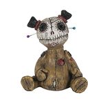 Car Dashboard Voodoo Doll Ornament, Voodoo Doll Shaking Head for Halloween Incense Holder Resin Aromatherapy - Trick or Treat Party Car Office Desk Home Decoration - Type 4